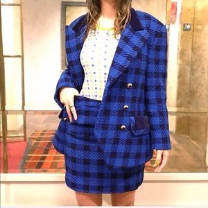 Vintage Escada Mini-skirt Suit